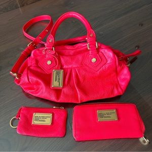 Marc by Marc jacobs Neon Bag, coin purse & large zip wallet